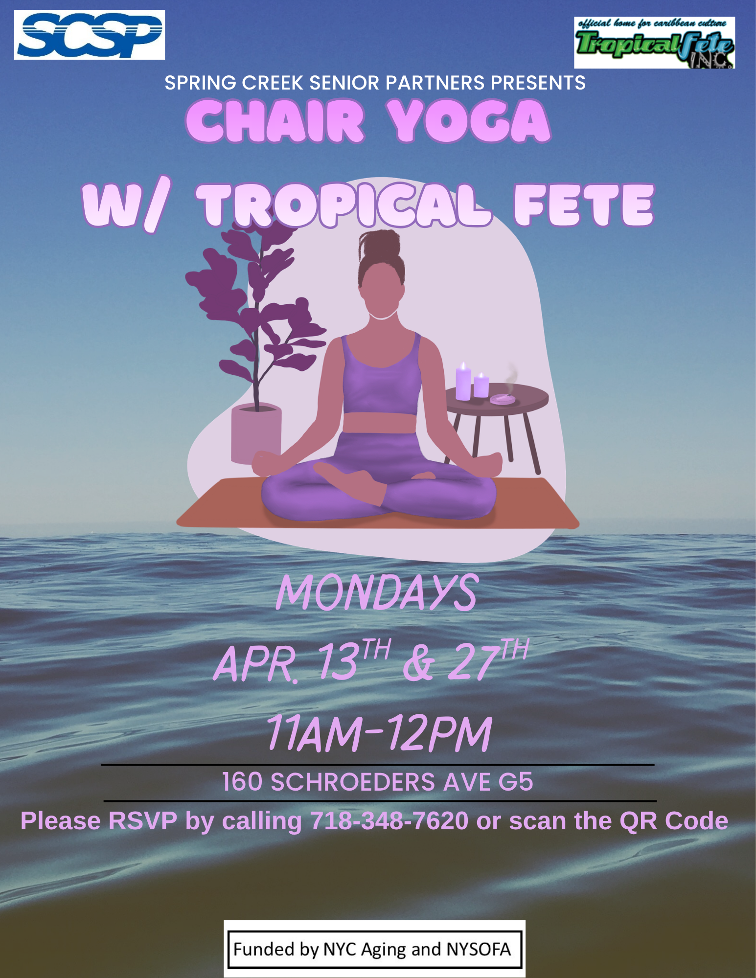 Chair Yoga w/ Tropical Fete