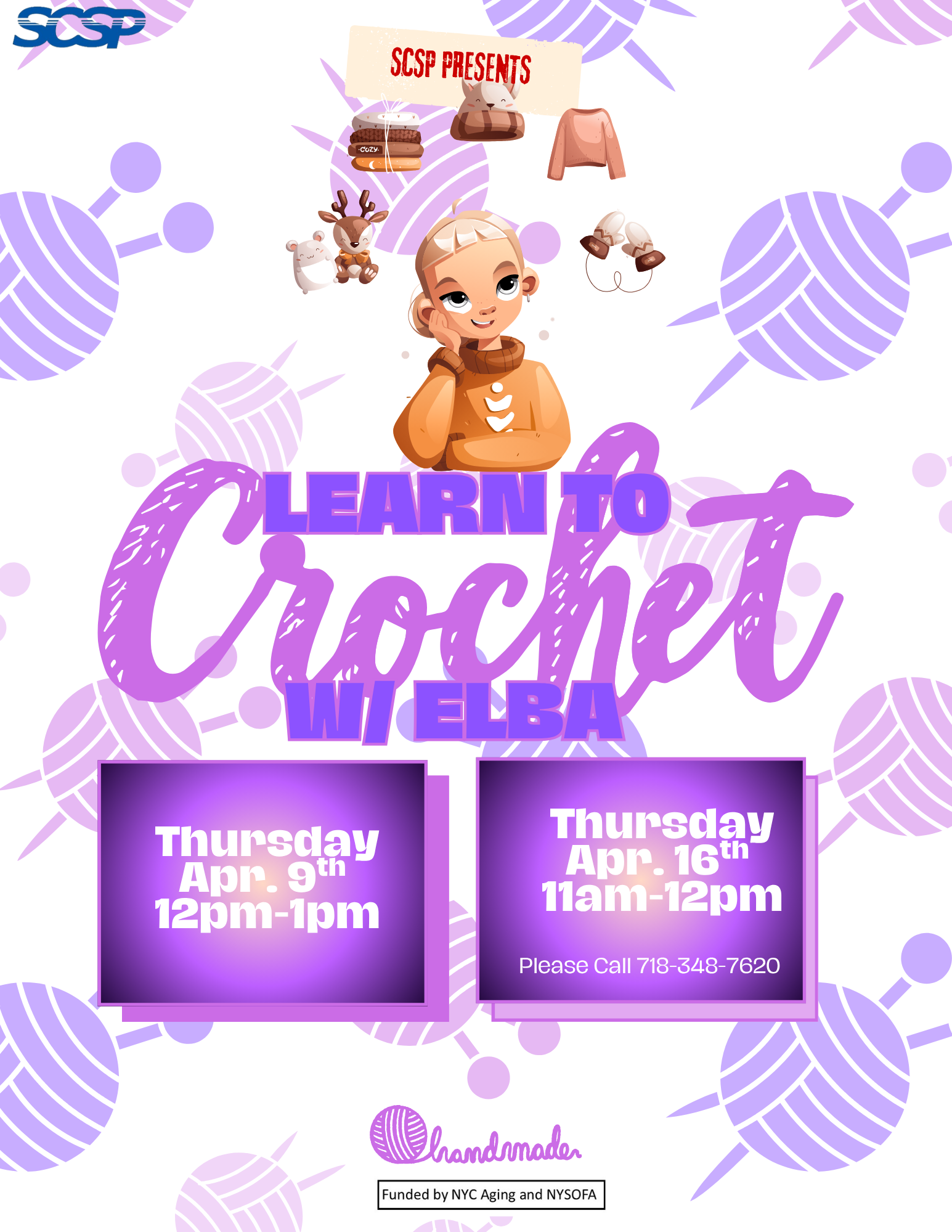 Learn to Crochet w/ Elba