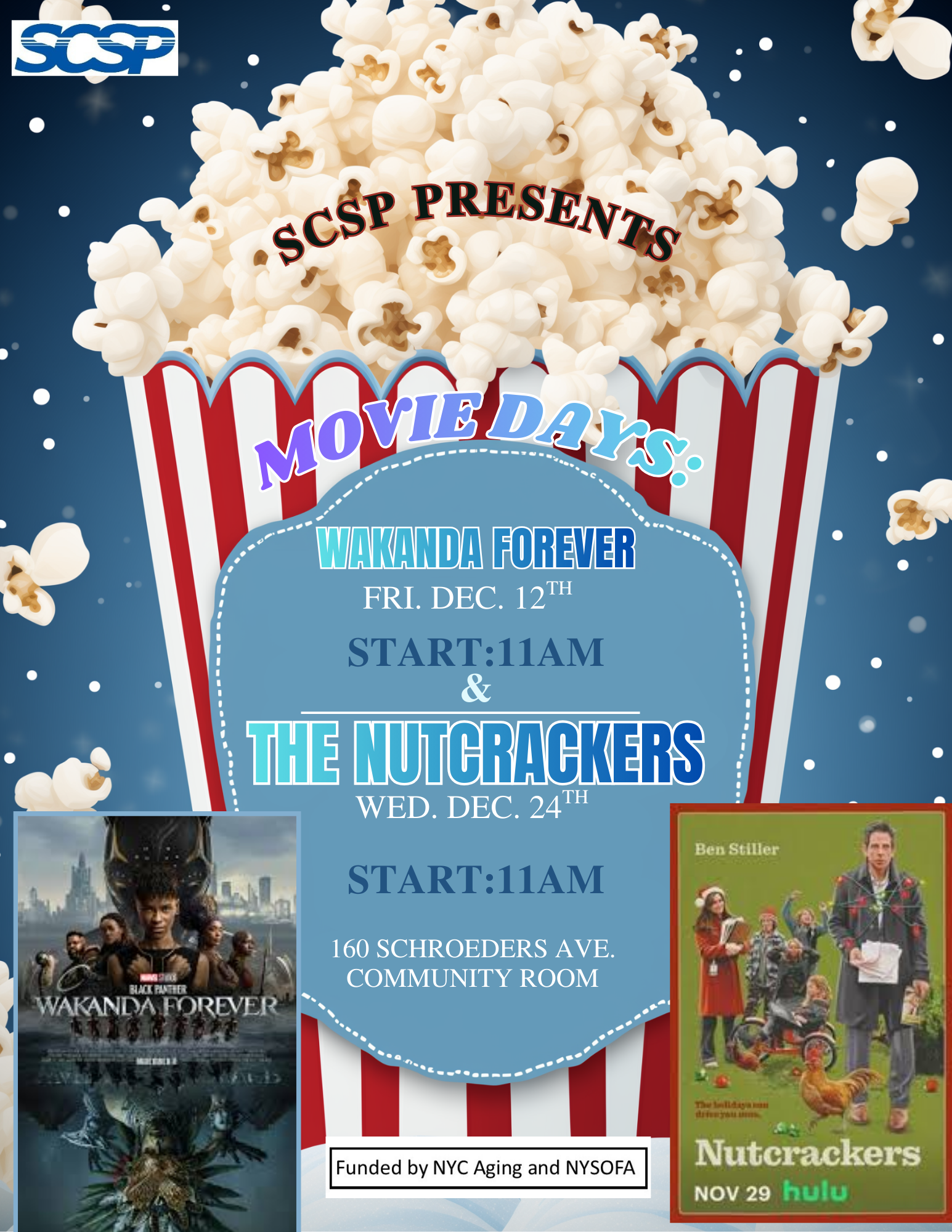 SCSP Presents: Movie Days - THE NUTCRACKERS