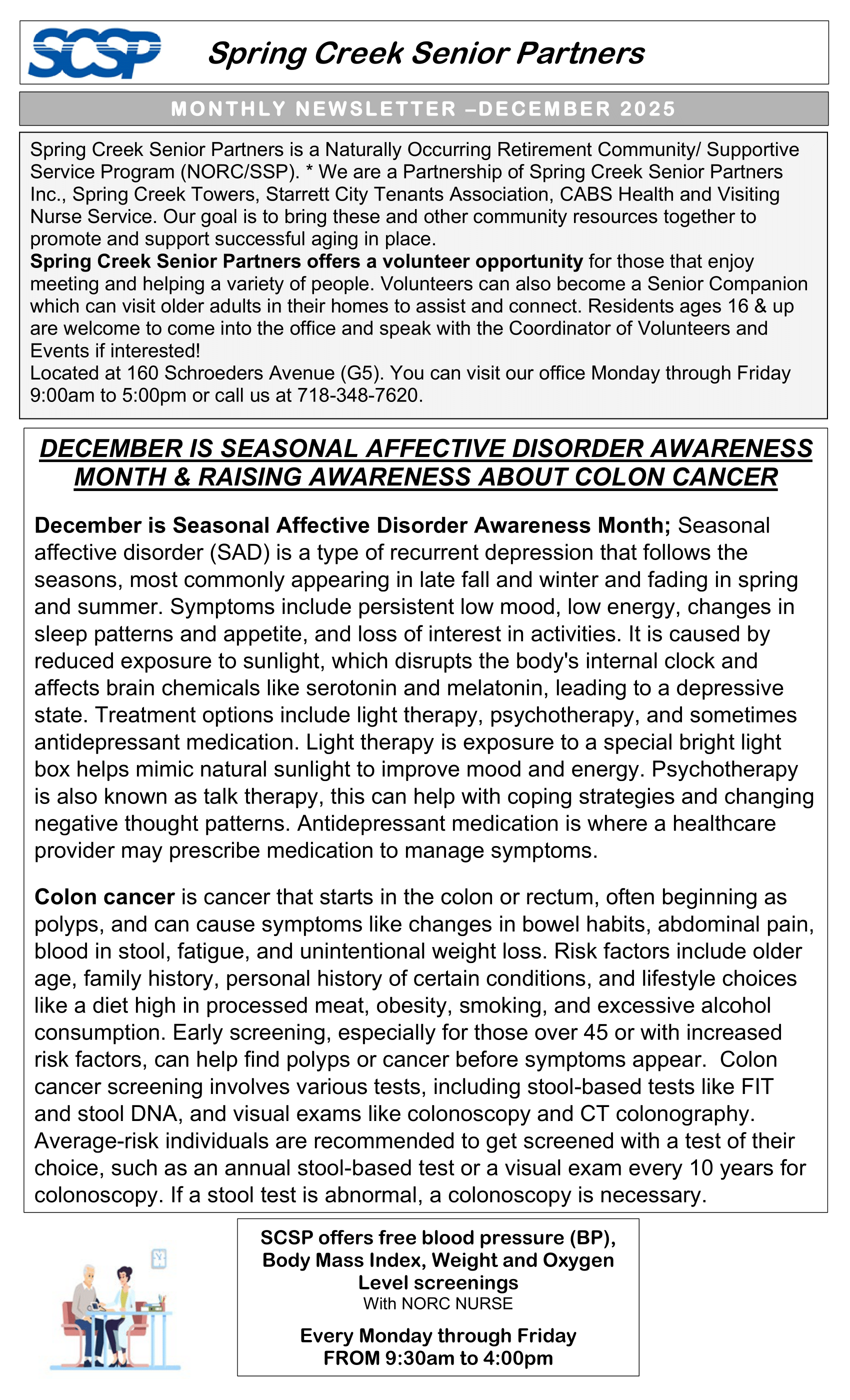 Newsletter December 2025