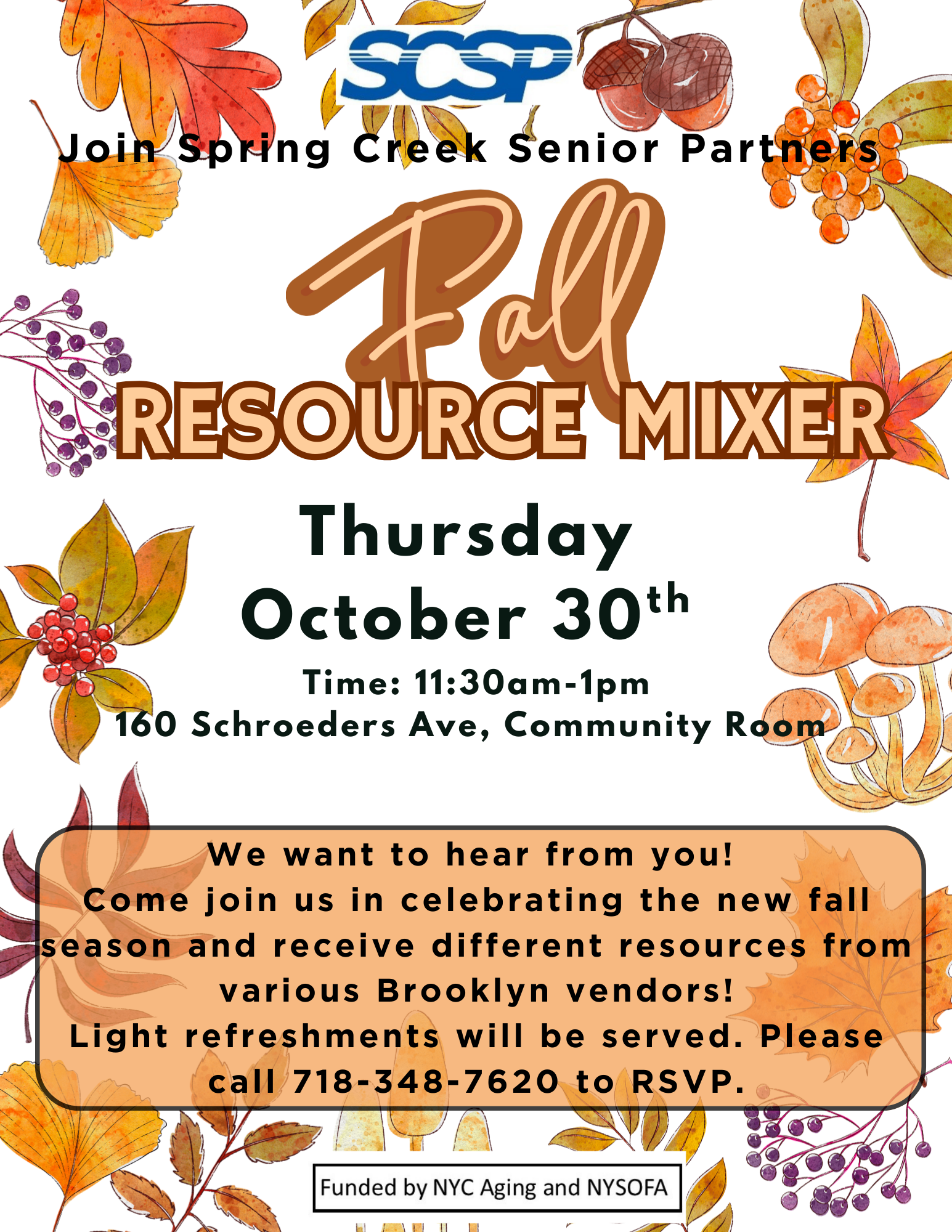 Fall resource mixer