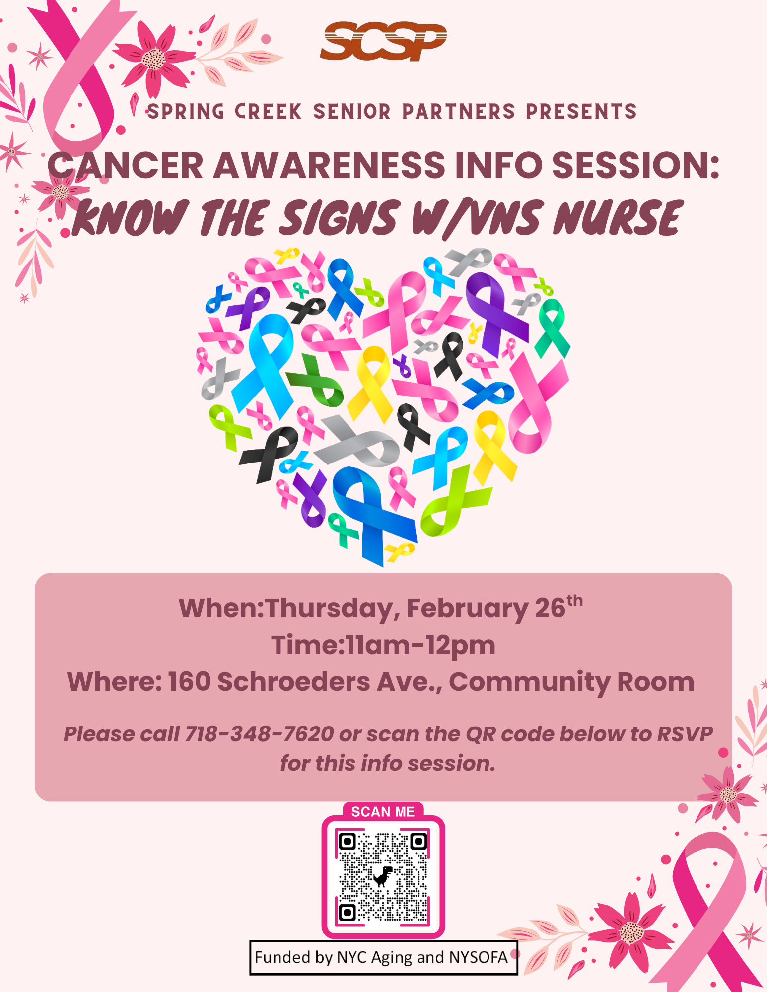 ## Cancer Awareness Info Session