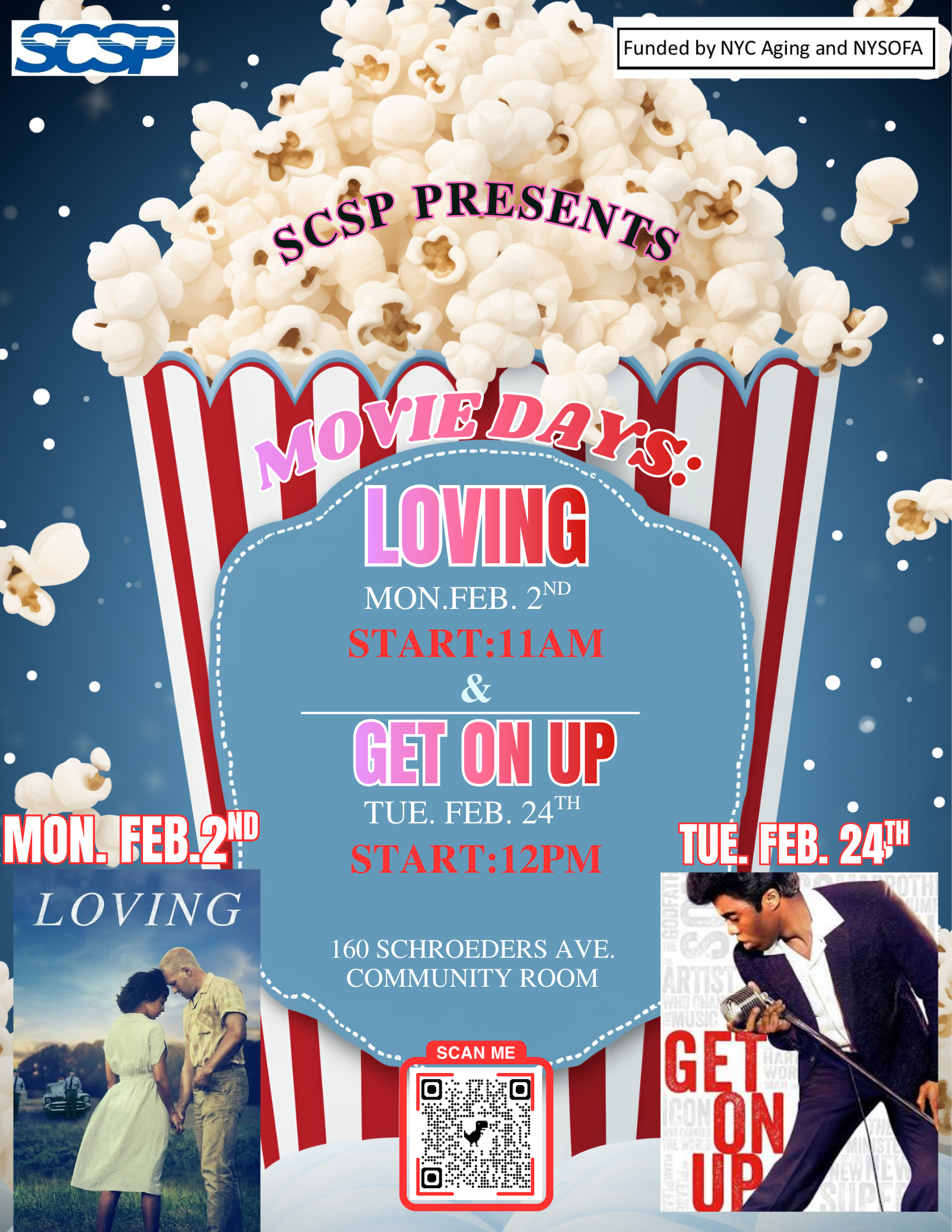 SCSP Presents Movie Days