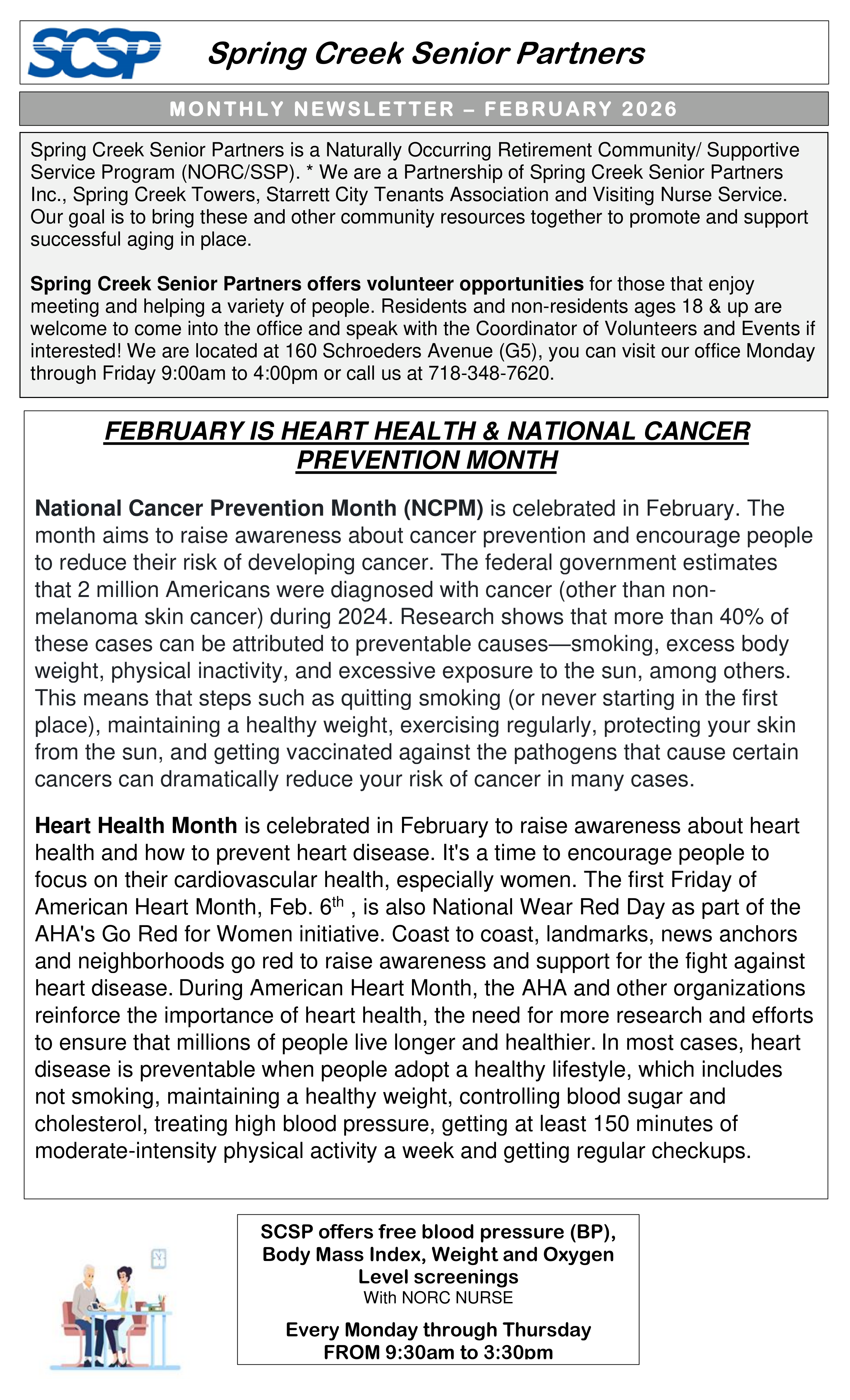 February 2026 Newsletter