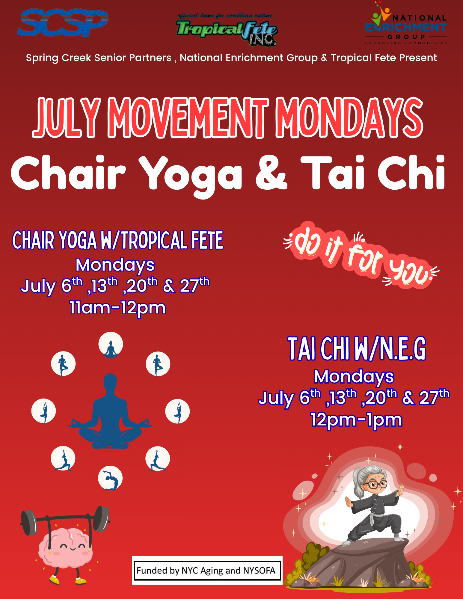 Movement Mondays: Chair Yoga & Tai Chi