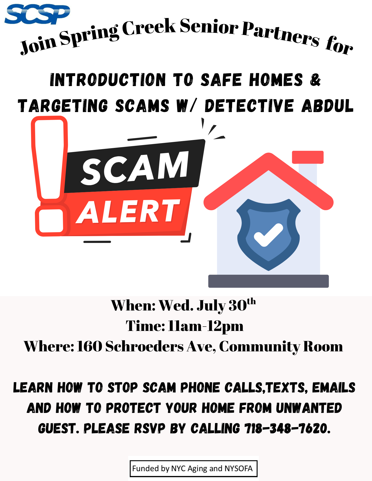 Intro Safe Homes & Scams