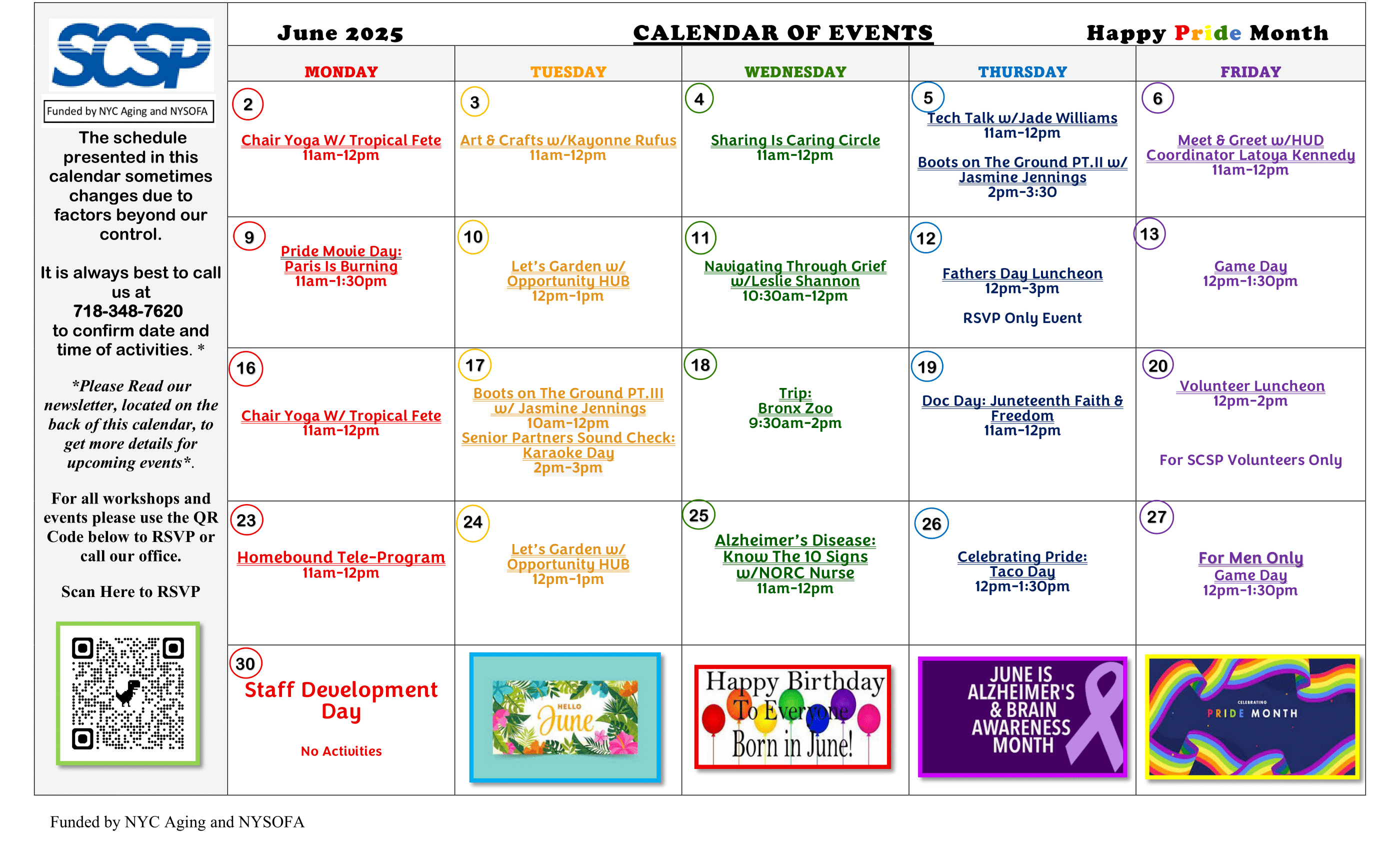 June Calendar