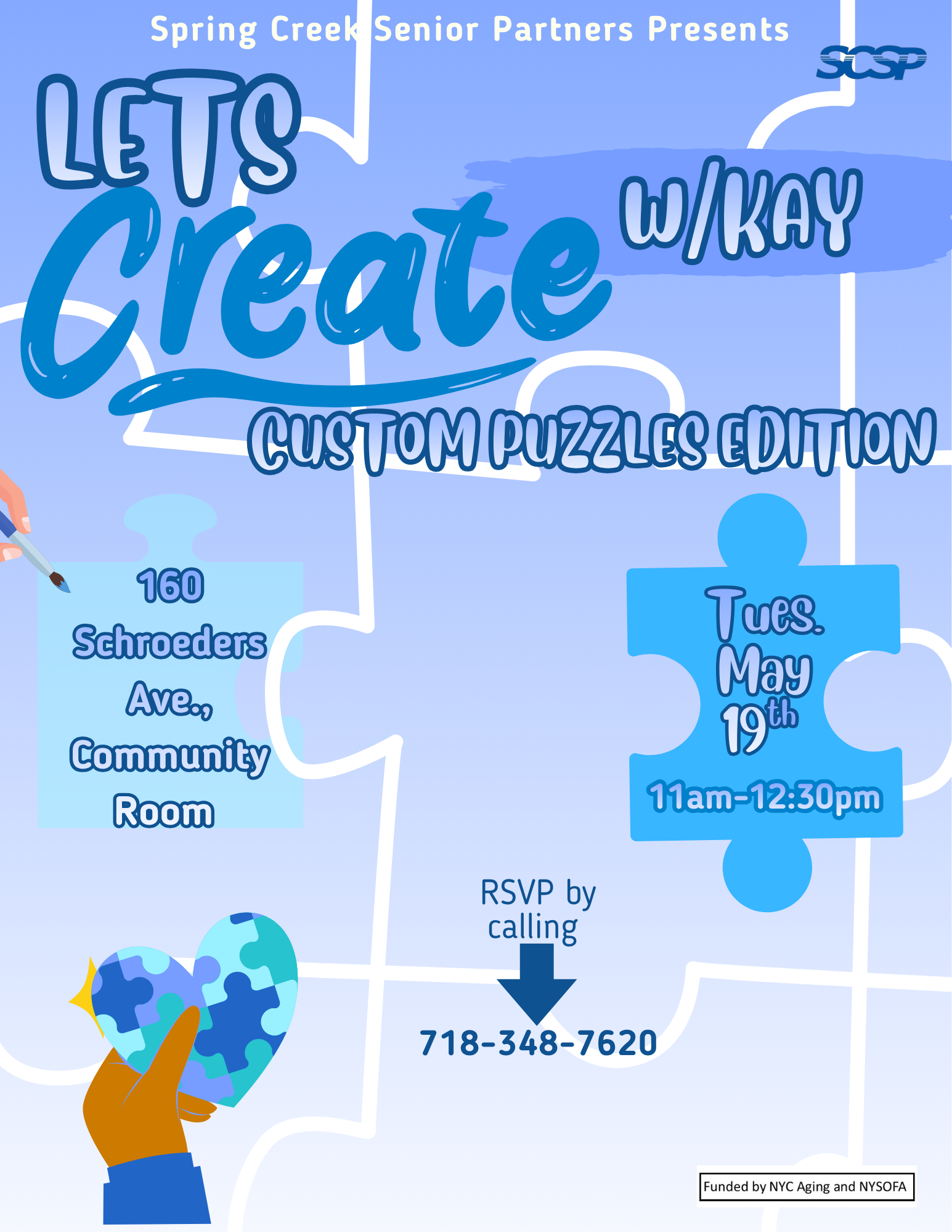**Lets Create w/ Kay: Custom Puzzles Edition**