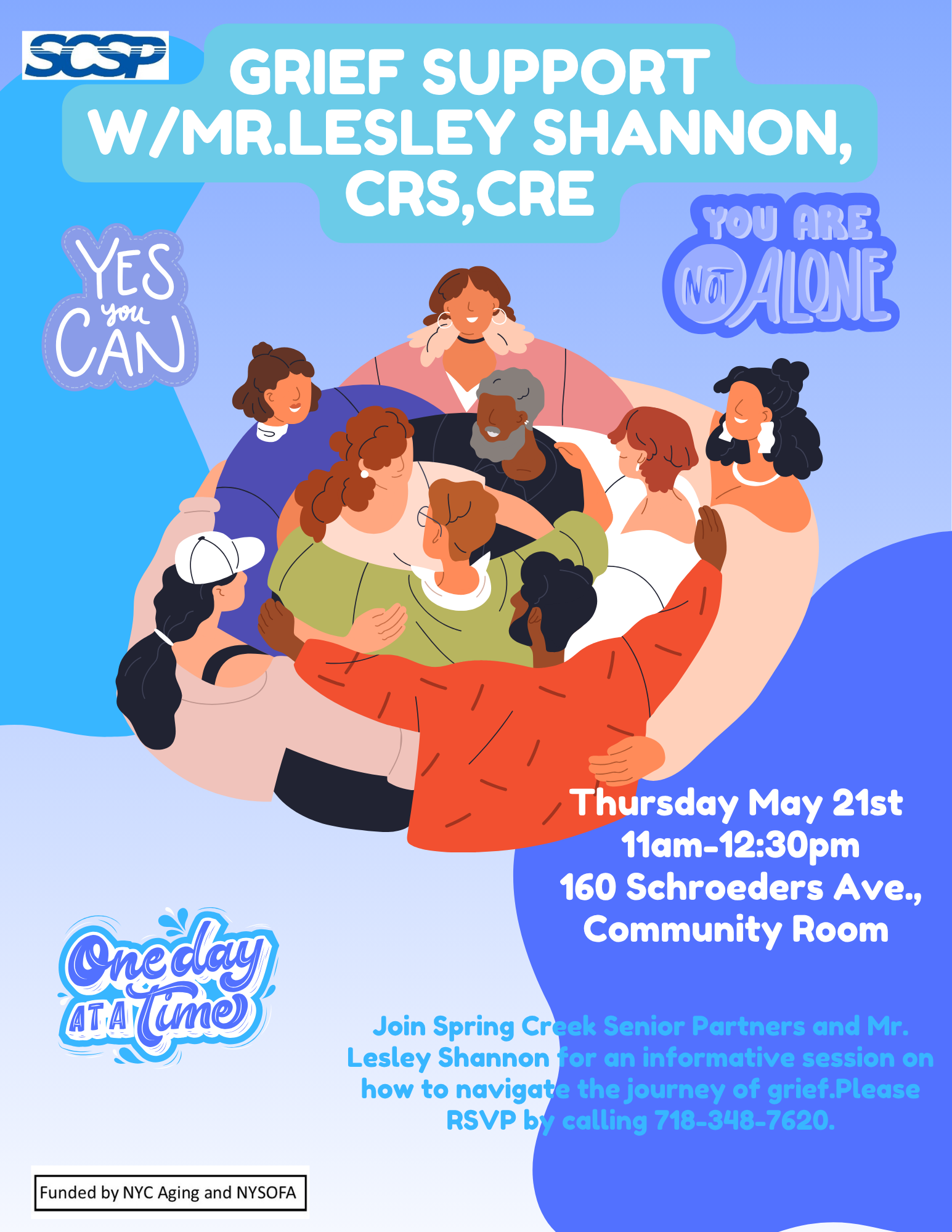 **Grief Support w/ Mr. Lesley Shannon**
