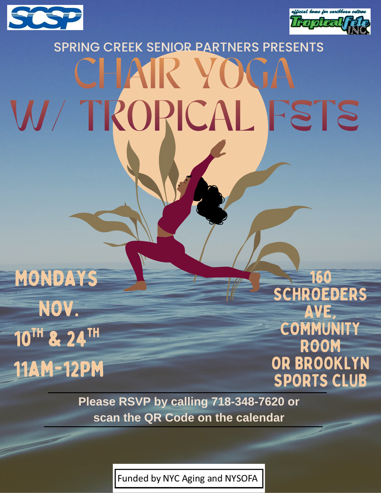 Chair Yoga w/ Tropical Fete