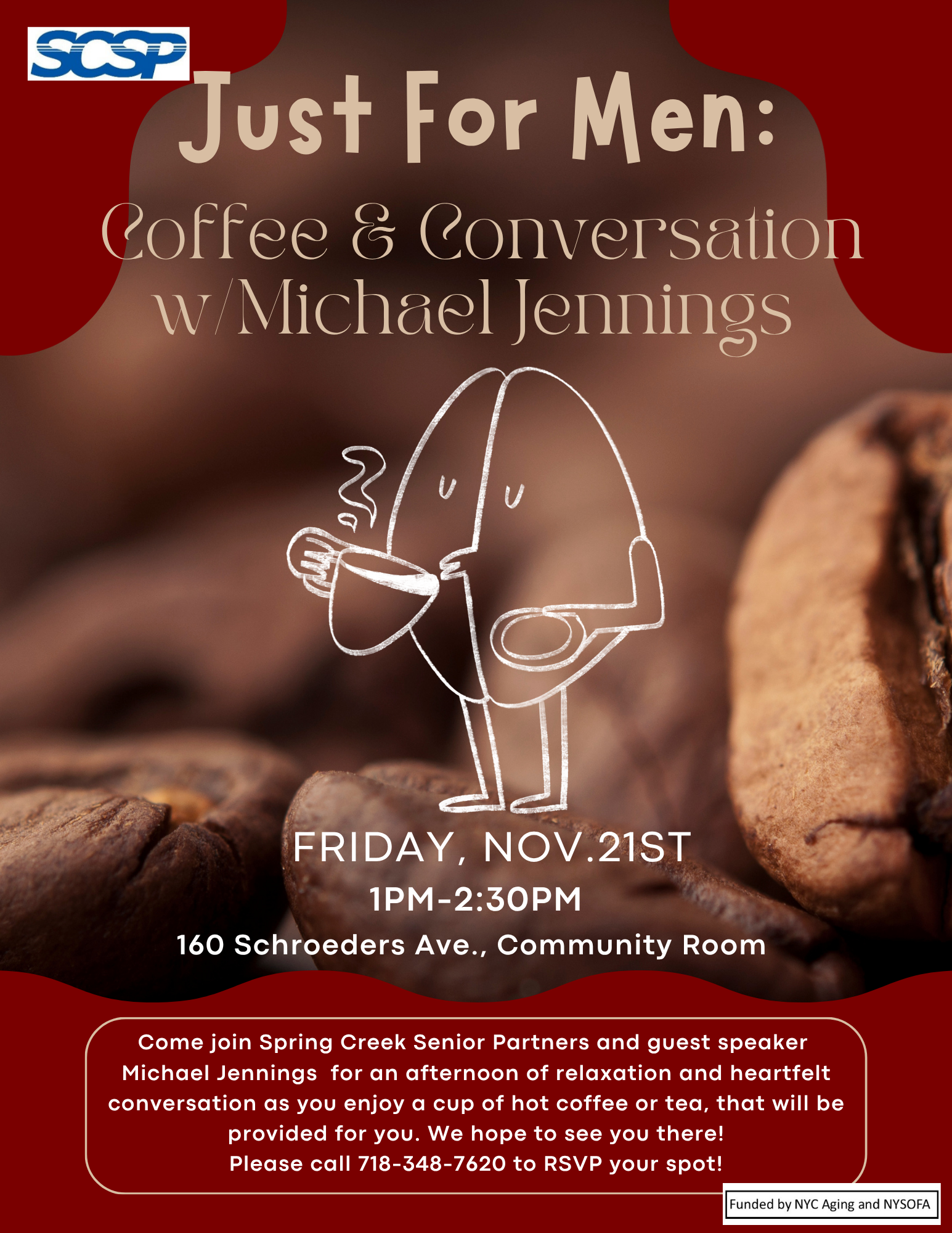 Just For Men: Coffee & Convo