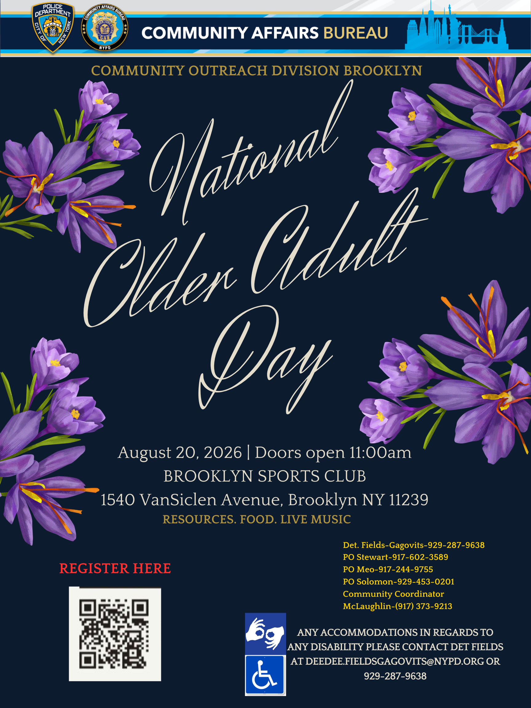 National Older Adults Day  