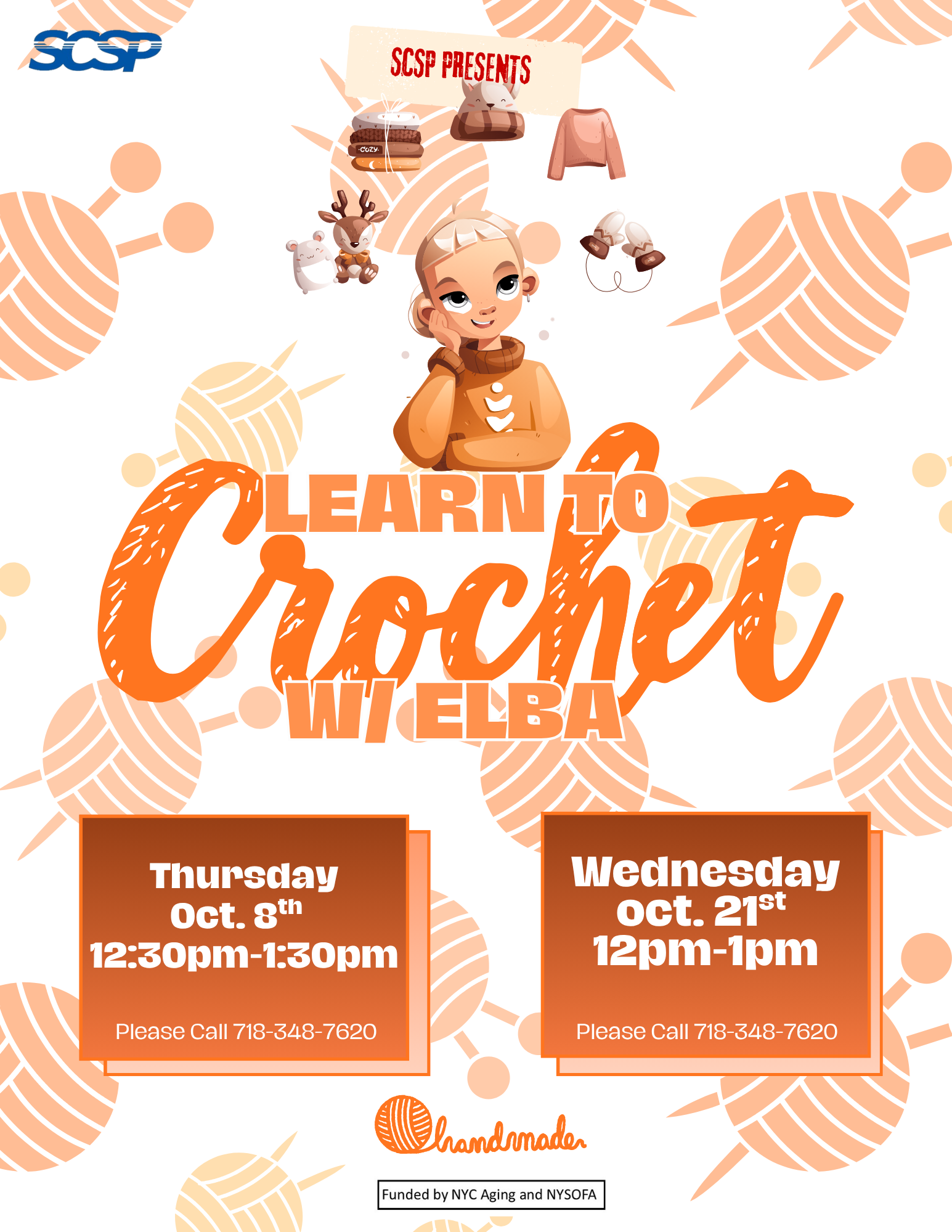 Learn to crochet workshop