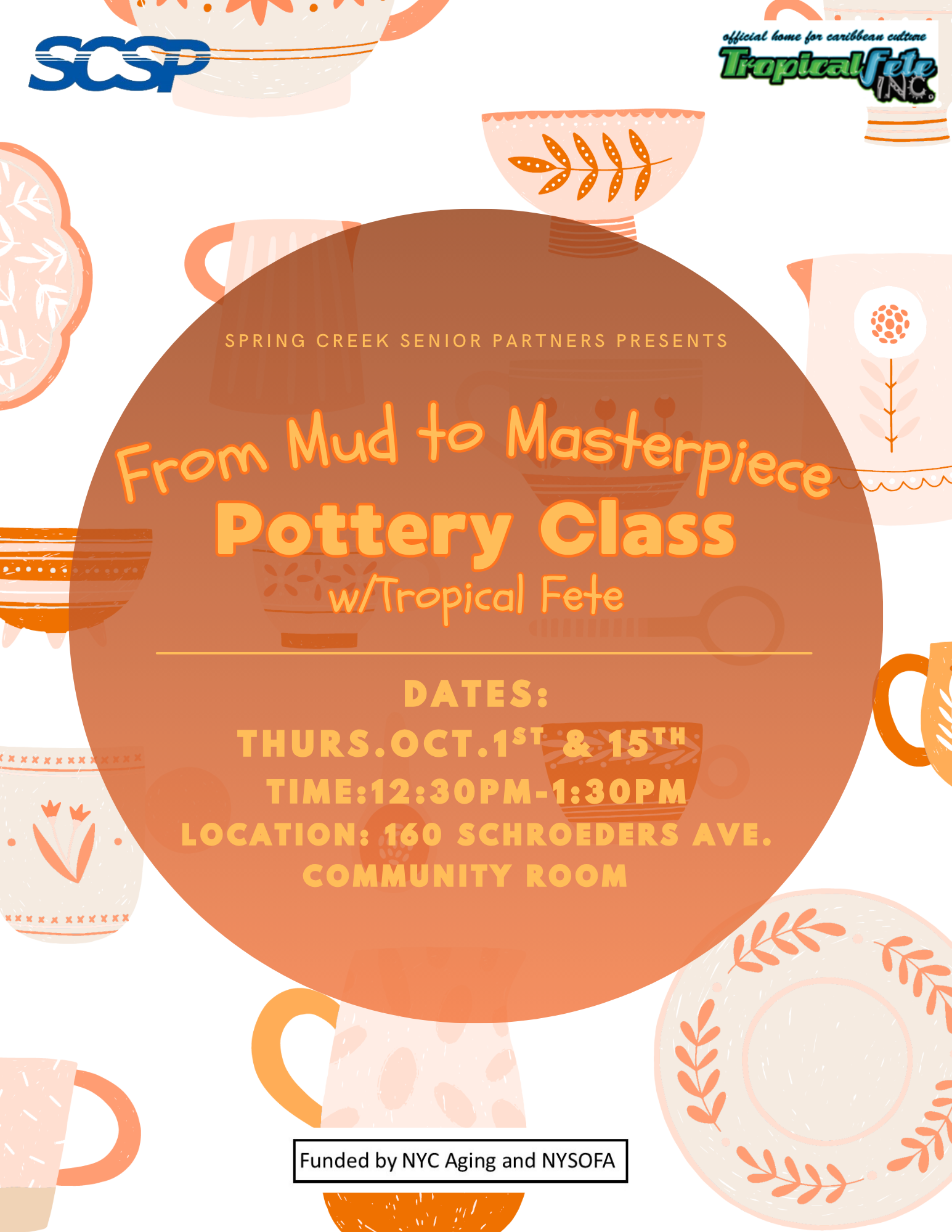 Mud to masterpiece pottery class