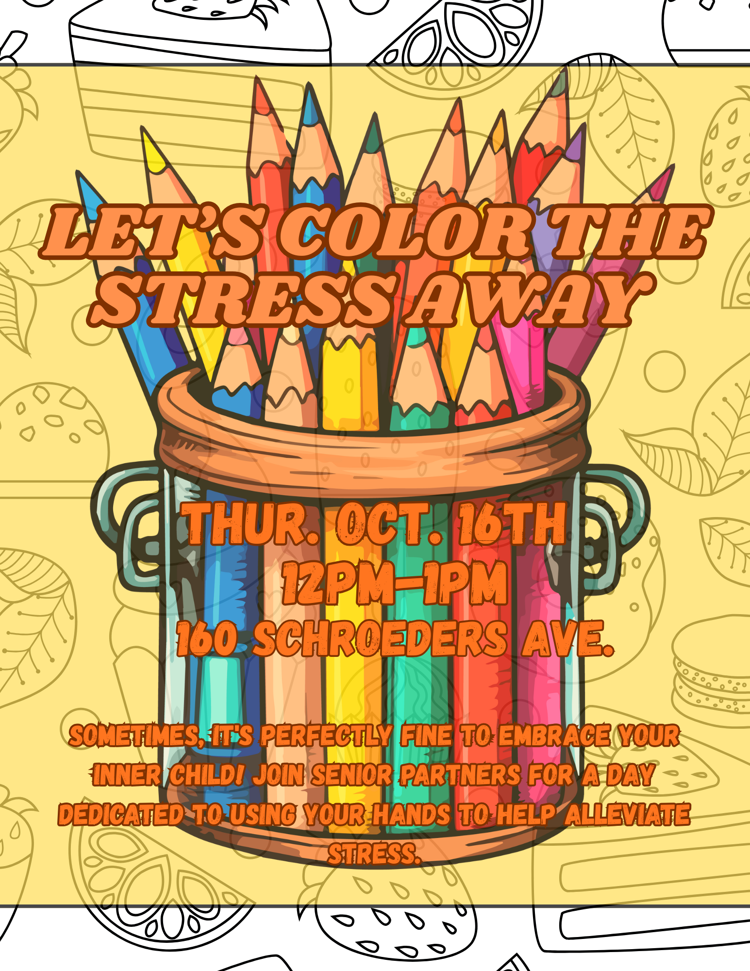 Let's color the stress away