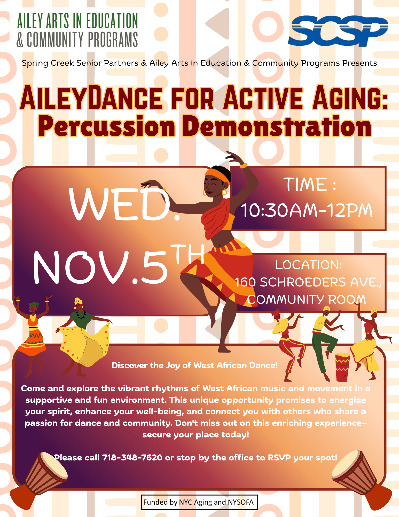 AileyDance: Percussion Demonstration