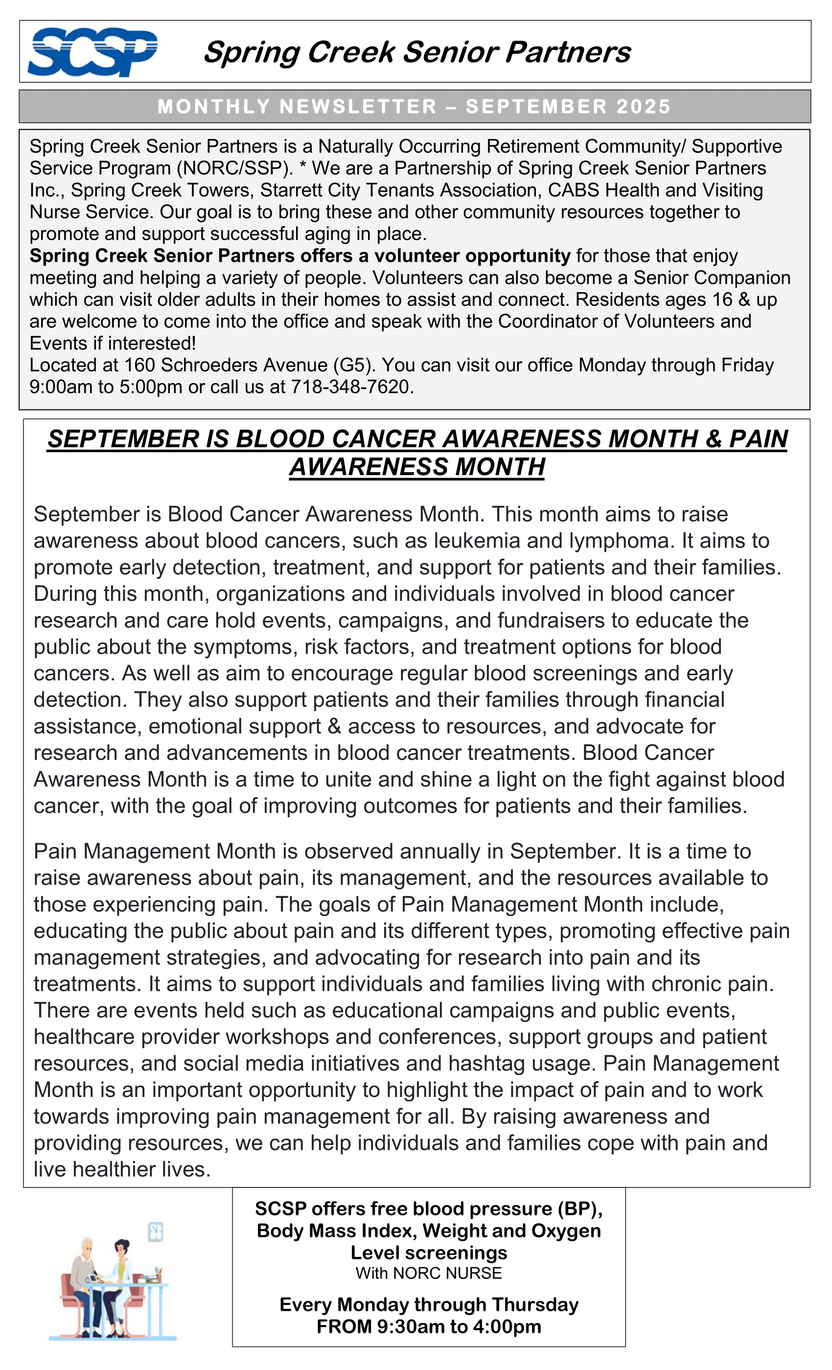 September Newsletter