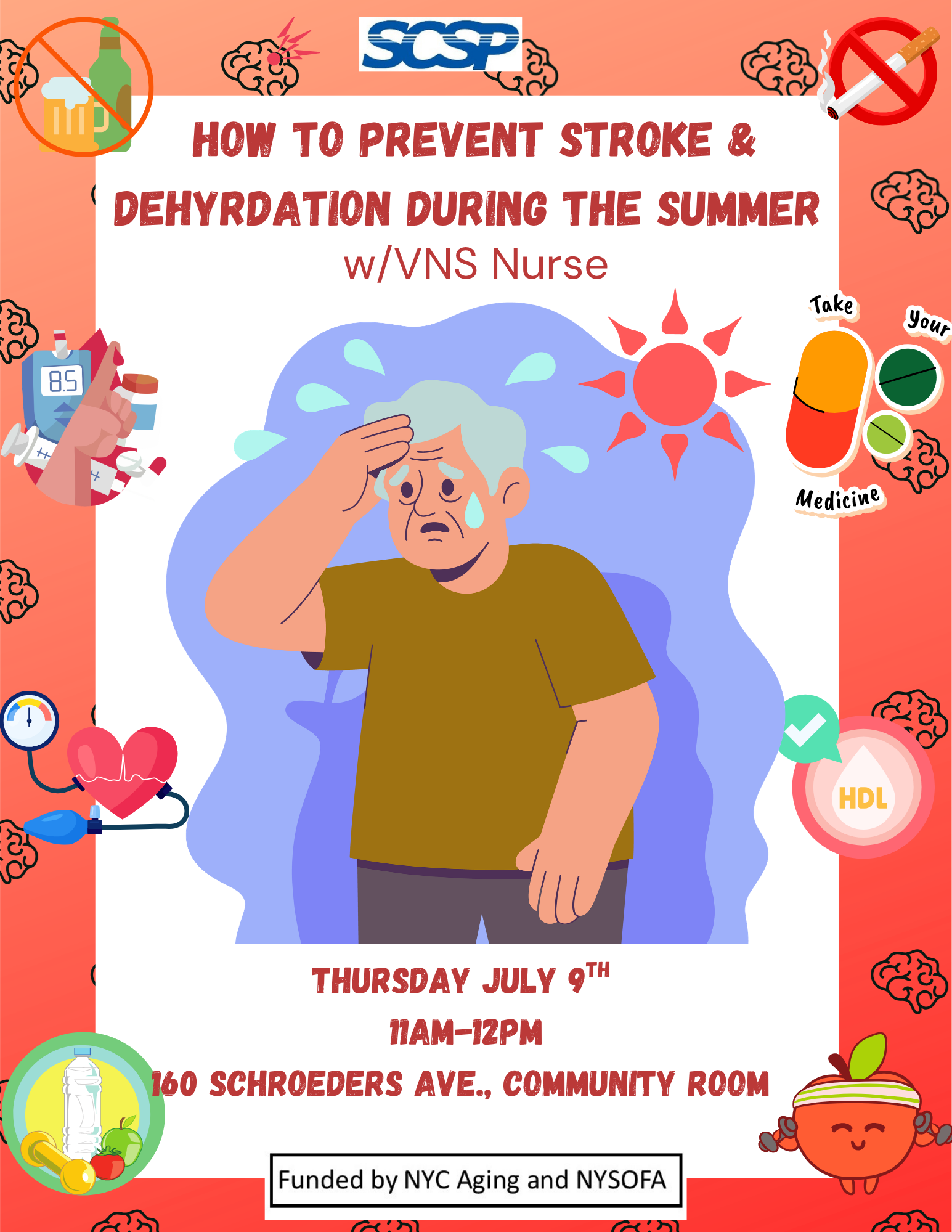 Stroke and Dehydration Prevention