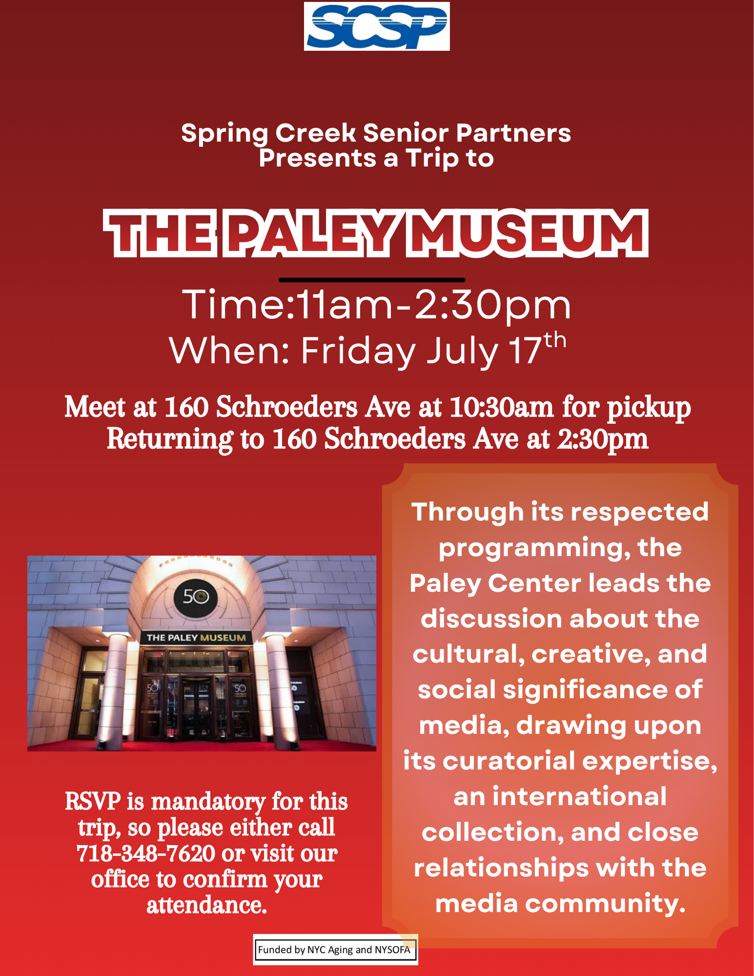 Trip To The Paley Museum