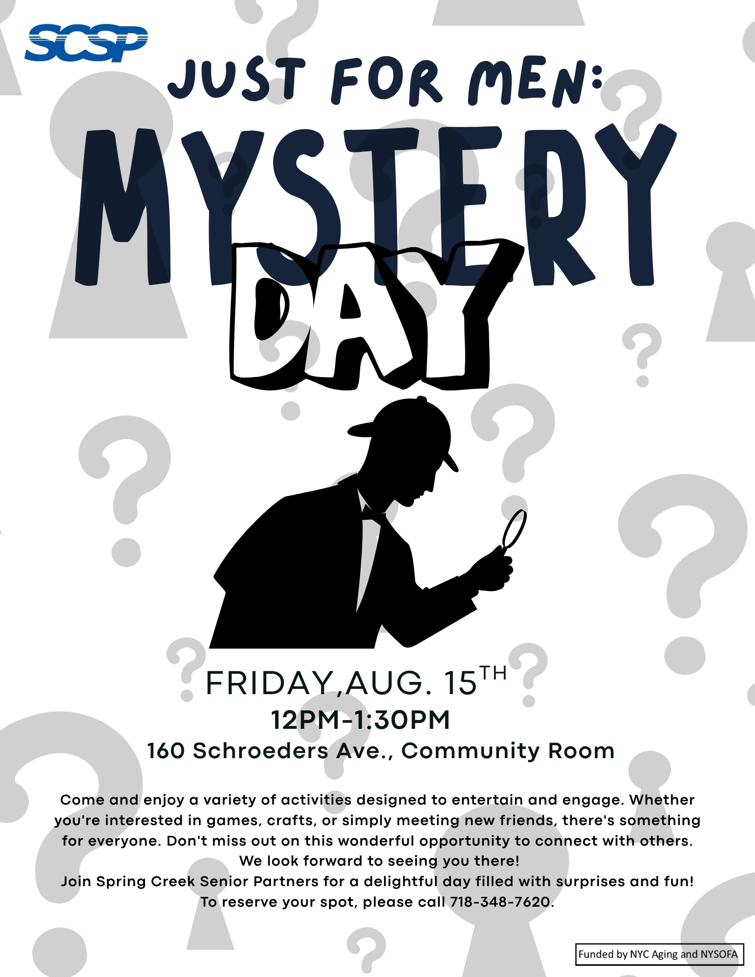 Men's Mystery Day