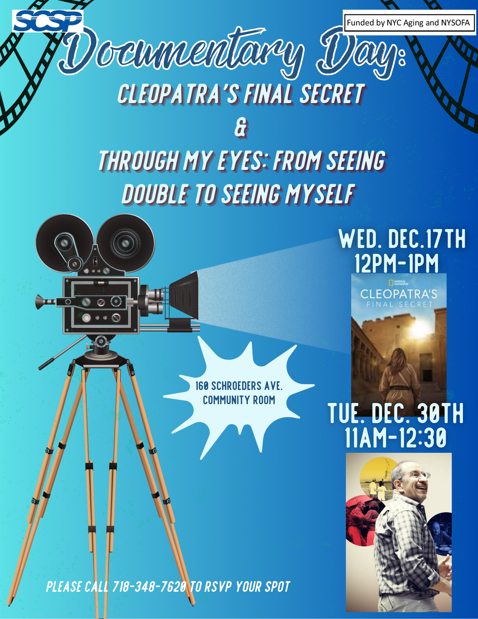 Documentary Day - Living with vision challenges.