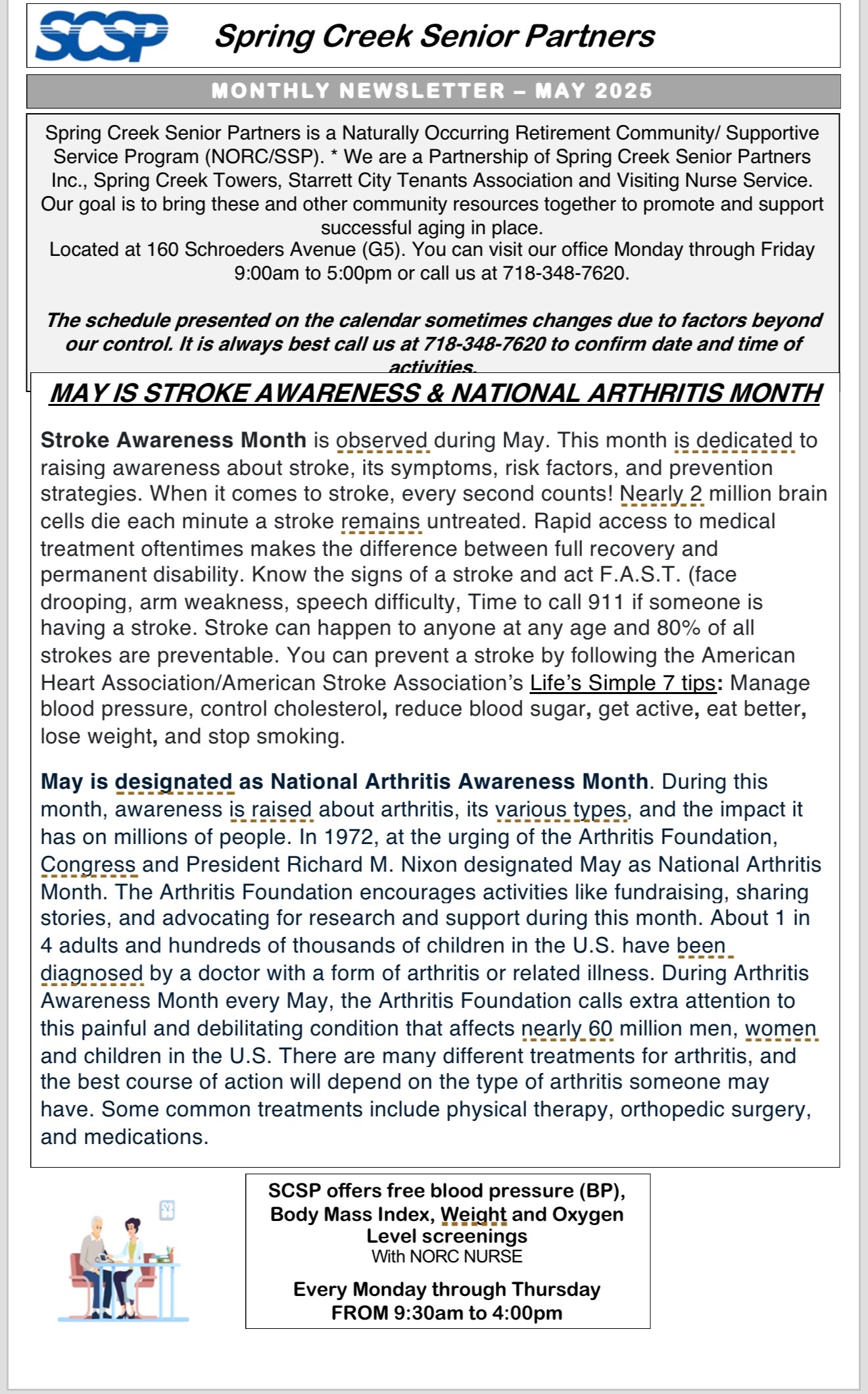 May Newsletter