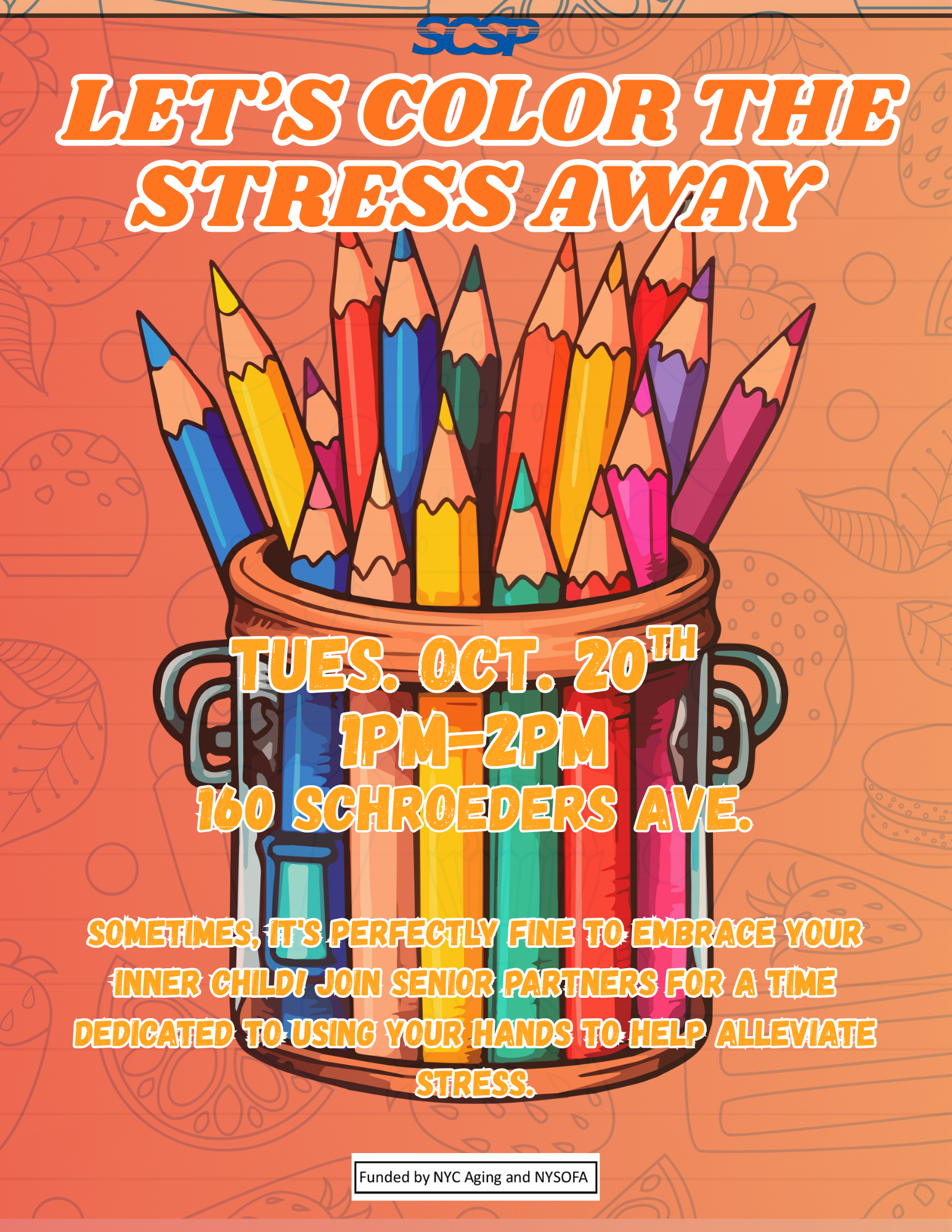 Color the stress away workshop