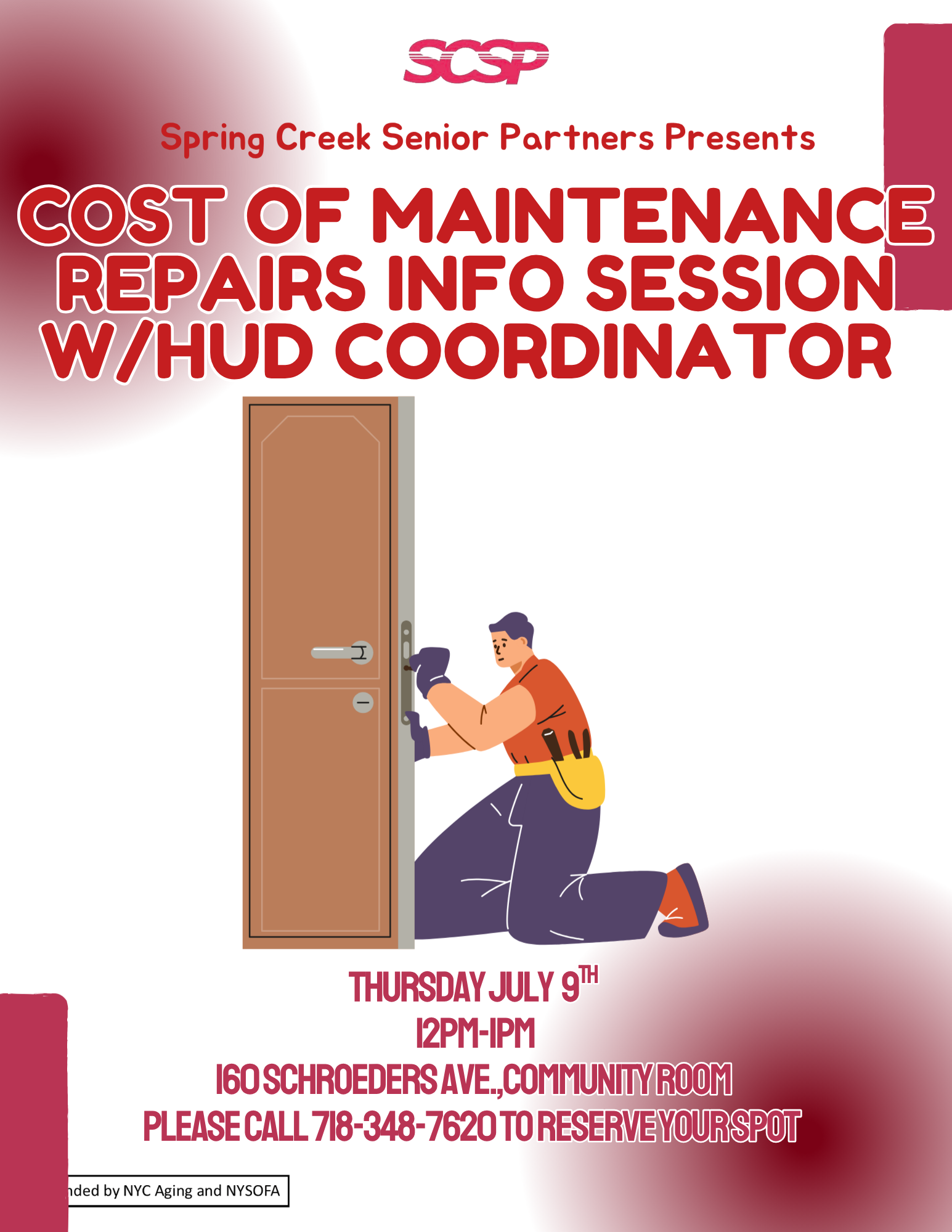 Maintenance Repairs Info Session